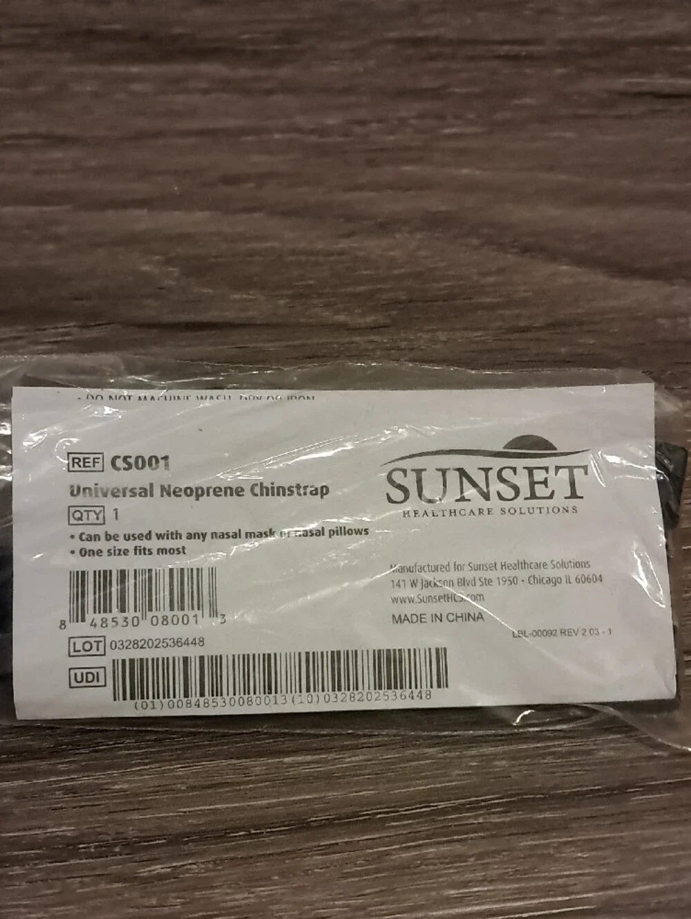 Sunset Healthcare Universal Chinstraps CS001 Lot Of 15 New